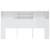 Tăblie de pat cu dulap, alb extralucios, 180x19x103,5 cm, 3 image