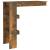 Masă bar de perete stejar fumuriu 102x45x103,5cm lemn prelucrat, 5 image