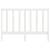 Tăblie de pat, alb, 166x4x100 cm, lemn masiv de pin, 4 image