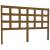 Tăblie de pat, maro miere, 145,5x4x100 cm, lemn masiv de pin, 2 image