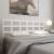 Tăblie de pat, alb, 185,5x4x100 cm, lemn masiv de pin, 5 image