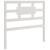 Tăblie de pat, alb, 95,5x4x100 cm, lemn masiv de pin, 2 image