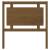 Tăblie de pat, maro miere, 95,5x4x100 cm, lemn masiv de pin, 4 image