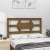 Tăblie de pat, maro miere, 95,5x4x100 cm, lemn masiv de pin, 3 image