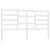 Tăblie de pat, alb, 186x4x104 cm, lemn masiv de pin, 2 image
