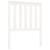 Tăblie de pat, alb, 81x6x101 cm, lemn masiv de pin, 2 image