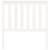 Tăblie de pat, alb, 96x6x101 cm, lemn masiv de pin, 4 image
