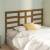 Tăblie de pat, maro miere, 156x4x104 cm, lemn masiv de pin, 3 image
