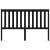 Tăblie de pat, negru, 166x6x101 cm, lemn masiv de pin, 3 image