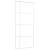 Ușă glisantă, alb, 90x205 cm, sticlă esg și aluminiu, 2 image