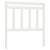 Tăblie de pat, alb, 106x4x100 cm, lemn masiv de pin, 2 image