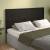 Tăblie de pat, negru, 186x4x100 cm, lemn masiv de pin, 4 image
