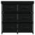 Dulap depozitare cu 6 sertare, negru, 55x29x55 cm, oțel, 3 image
