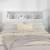 Tăblie de pat cu dulap, alb, 160x18,5x104,5 cm, 3 image