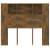 Tăblie de pat cu dulap, stejar fumuriu, 120x18,5x104,5 cm, 4 image