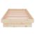 Cadru de pat mic single 2ft6, 75x190 cm, lemn masiv, 5 image