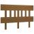 Tăblie de pat, maro miere, 123,5x3x81 cm, lemn masiv de pin, 2 image