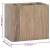 Dulap pentru baie de perete, 45x30x40 cm, lemn masiv de tec, 7 image