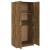 Șifonier, stejar fumuriu, 80x52x180 cm, lemn prelucrat, 5 image