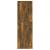 Dulap de birou stejar fumuriu 60x32x190 cm lemn prelucrat, 3 image