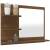 Oglindă de baie, stejar maro, 60x10,5x45 cm, lemn compozit, 6 image
