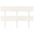 Tăblie de pat, alb, 138x3x81 cm, lemn masiv de pin, 3 image