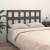 Tăblie de pat, gri, 155,5x4x100 cm, lemn masiv de pin