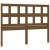 Tăblie de pat, maro miere, 125,5x4x100 cm, lemn masiv de pin, 2 image
