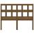 Tăblie de pat, maro miere, 205,5x4x100 cm, lemn masiv de pin, 4 image