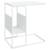 Masă laterală, alb, 55x36x59,5 cm, lemn compozit, 2 image
