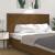 Tăblie de pat, maro miere, 126x4x100 cm, lemn masiv de pin, 4 image