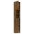 Dulap de baie, stejar fumuriu, 32x25,5x190 cm, lemn prelucrat, 5 image