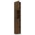 Dulap de baie, stejar maro, 32x25,5x190 cm, lemn prelucrat, 5 image