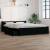 Cadru de pat cu sertare, negru, 140x190 cm