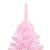 Set pom crăciun artificial cu led-uri&globuri roz 210 cm pvc, 3 image