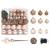 Brad de crăciun artificial cu led-uri&globuri&conuri pin 210 cm, 6 image