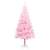 Brad de crăciun artificial cu led-uri/globuri roz 150 cm pvc, 2 image