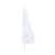 Brad de crăciun artificial jumătate led-uri&globuri alb 180 cm, 4 image