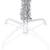 Brad de crăciun artificial led-uri&globuri argintiu 240 cm pet, 4 image