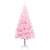 Pom de crăciun artificial cu led-uri/globuri, roz, 120 cm pvc, 2 image