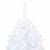Pom de crăciun artificial cu led-uri/globuri, alb, 120 cm pvc