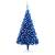 Set pom crăciun artificial led-uri&globuri albastru 240cm pvc