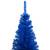 Set pom crăciun artificial led-uri&globuri albastru 240cm pvc, 2 image