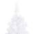 Brad de crăciun artificial de colț cu led, alb, 150 cm, pvc, 5 image