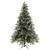 Brad de crăciun cu led-uri&conuri de pin verde&alb 120cm pvc&pe, 3 image