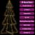 Brad crăciun conic 360 led-uri, 143x250 cm, interior & exterior, 3 image