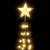 Brad de crăciun conic, 84 led-uri, alb cald, 50x150 cm, 5 image