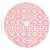 Covor fustă de brad crăciun cu șosetă, roz, 90 cm, țesătură, 8 image