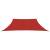 Pânză parasolar, roșu, 3/4x2 m, hdpe, 160 g/m², 3 image
