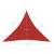 Pânză parasolar, roșu, 4,5x4,5x4,5 m, hdpe, 160 g/m², 6 image
